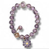 Lavender Beam Daisy Bracelet