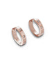 Innovative Rose Gold Huggies Earrings Hoops 2cm