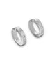 Classic Silver Huggies Hoops Earrings 2cm