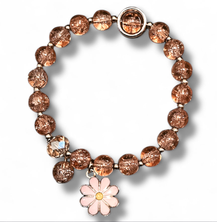 Rosella Daisy Charm Bracelet