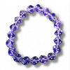Purple Dice & Dot Charm Bracelet